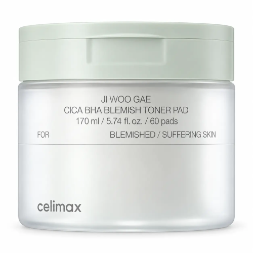 CELIMAX Пилинг-пэды от воспалений с Cica, 60шт