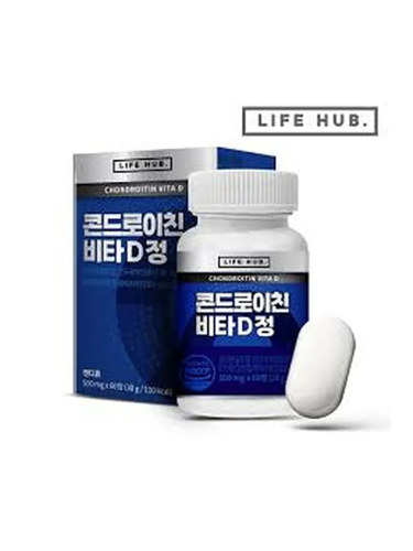 LIFE HUB БАД "Максимальная защита суставов и костей с натуральным хондроитином и витамином D", 60шт