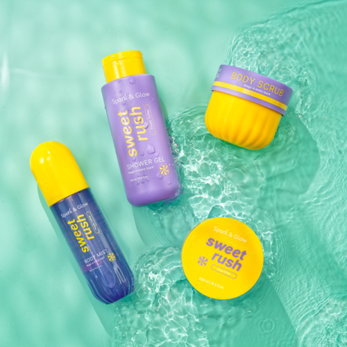 Spark&Glow Мист для тела и волос с ароматом соленой карамели, 250мл