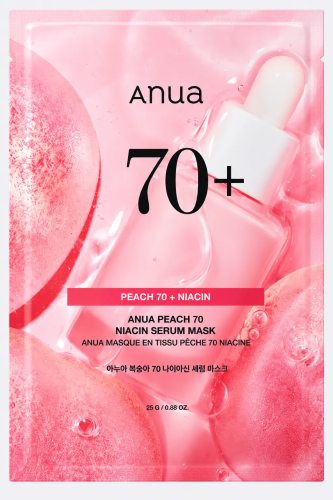 ANUA Тканевая маска с персиком для сияния кожи, 25мл