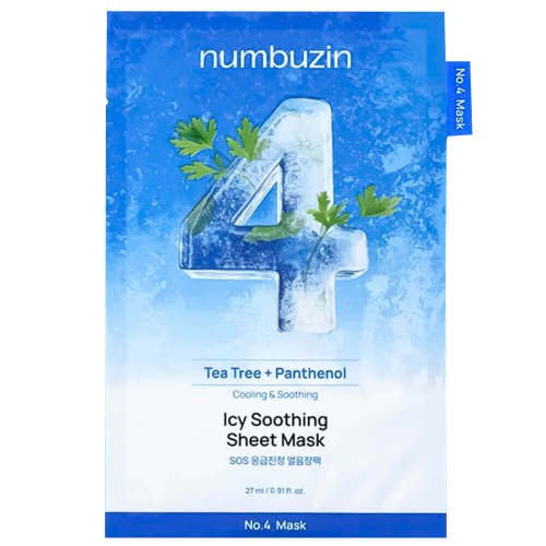 NUMBUZIN Охлаждающая тканевая маска с центеллой, 27мл