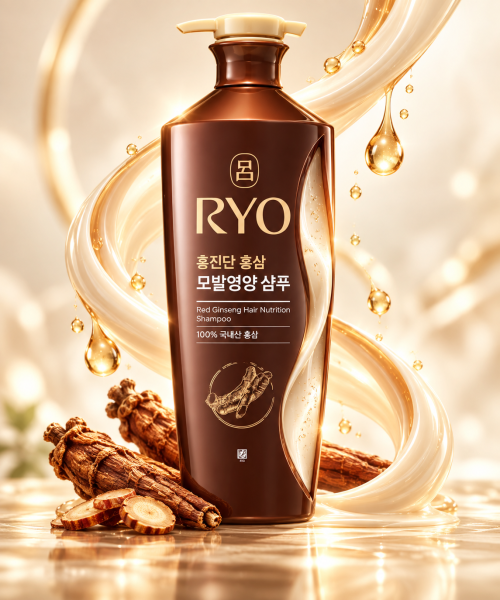 RYO Питательный шампунь для волос с красным женьшенем, 820мл