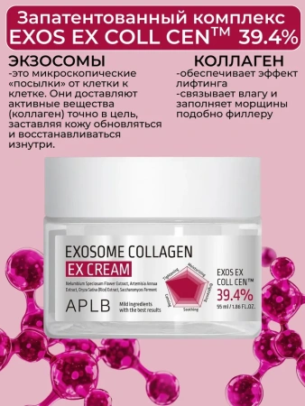 APLB Крем для лица с экзосомами и коллагеном, 55мл