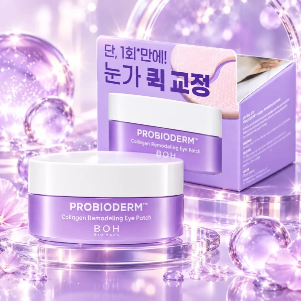 BIOHEAL BOH Тающие патчи для век с коллагеном и ПДРН, 60шт