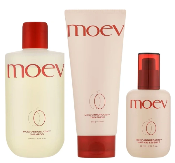 MOEV Подарочный набор для ухода за волосами, 300мл + 200мл + 80мл