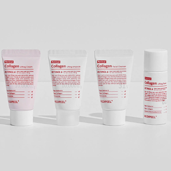 MEDIPEEL Набор миниатюр с ретинолом и коллагеном, 20+20+15+15мл