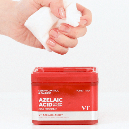 VT COSMETICS Тонер-пэды с азелаиновой кислотой, 60шт, 180мл
