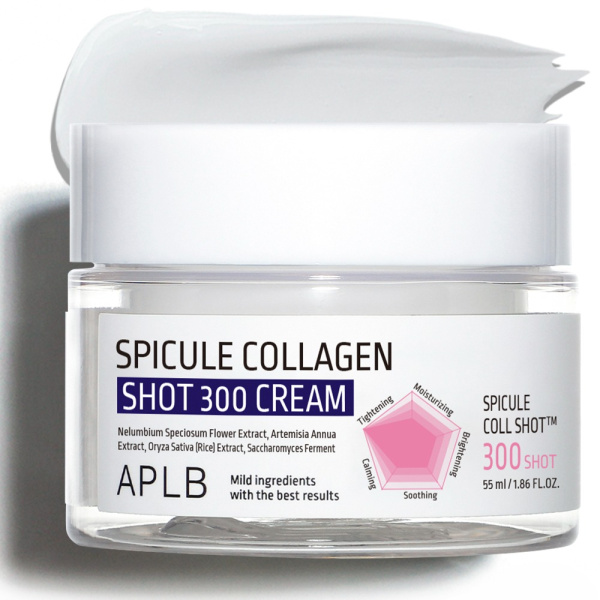 APLB Крем для лица со спикулами и коллагеном, 55мл